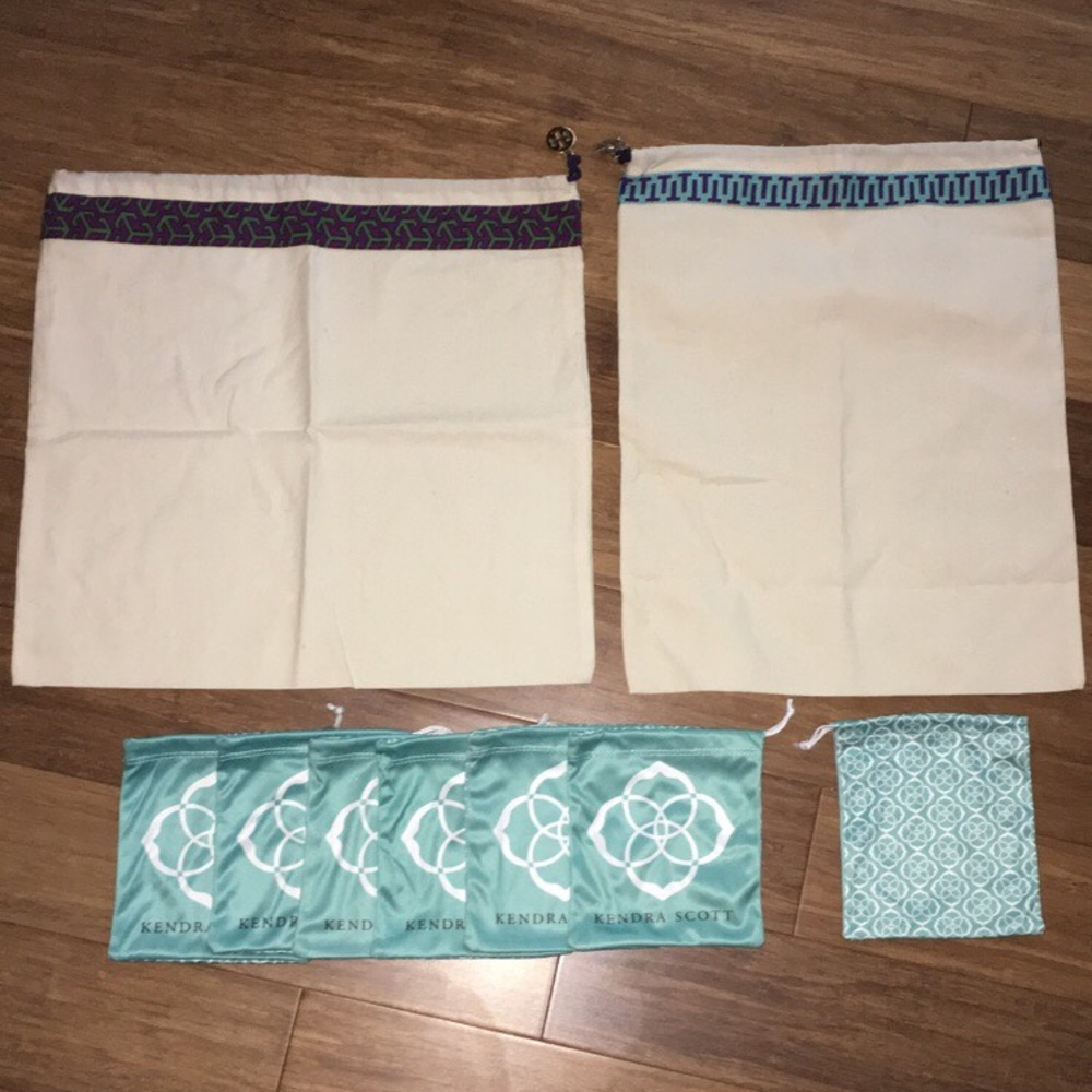 2 Tory Burch and 7 Kendra Scott Duster Bags